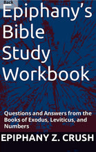 Load image into Gallery viewer, BOOKS: Epiphany’s Bible Study Workbook: Questions & Answers From the Book of Exodus, Leviticus, and Numbers