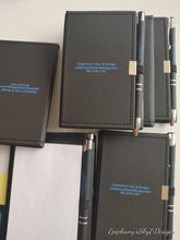 Load image into Gallery viewer, FULL COLOR
NOTE CADDY & ROSE GOLD PEN SET
