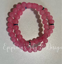 Load image into Gallery viewer, BRACELETS: FROSTED (Round) Beads