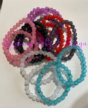Load image into Gallery viewer, BRACELETS: FROSTED (Round) Beads