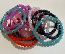 Load image into Gallery viewer, BRACELETS: FROSTED (Round) Beads