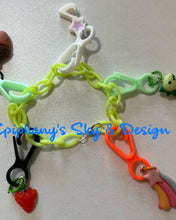 Load image into Gallery viewer, BRACELETS: 80’s Plastic Charm Bracelets