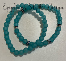 Load image into Gallery viewer, BRACELETS: FROSTED (Round) Beads