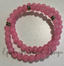 Load image into Gallery viewer, BRACELETS: FROSTED (Round) Beads