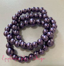 Load image into Gallery viewer, BRACELETS: Shiny, pearl-beaded bracelets