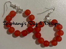 Load image into Gallery viewer, EARRINGS: FROSTED EARRINGS