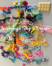 Load image into Gallery viewer, BRACELETS: 80’s Plastic Charm Bracelets