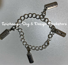 Load image into Gallery viewer, BRACELETS: Charm Bracelets (rectangular) Inspirational Words Bracelets