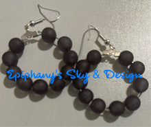 Load image into Gallery viewer, EARRINGS: FROSTED EARRINGS