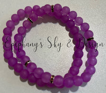 Load image into Gallery viewer, BRACELETS: FROSTED (Round) Beads