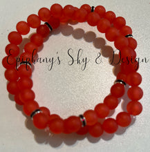 Load image into Gallery viewer, BRACELETS: FROSTED (Round) Beads