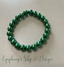 Load image into Gallery viewer, BRACELETS: Shiny, pearl-beaded bracelets