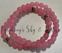 Load image into Gallery viewer, BRACELETS: FROSTED (Round) Beads