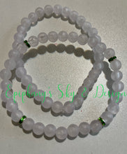 Load image into Gallery viewer, BRACELETS: FROSTED (Round) Beads