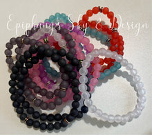 Load image into Gallery viewer, BRACELETS: FROSTED (Round) Beads