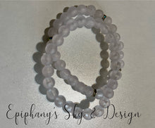 Load image into Gallery viewer, BRACELETS: FROSTED (Round) Beads