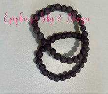 Load image into Gallery viewer, BRACELETS: FROSTED (Round) Beads
