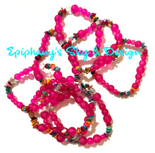 Load image into Gallery viewer, Bracelets: FUSCHIA FANTASY BRACELETS
